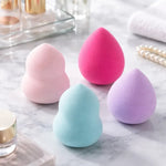 Esponja De Maquillaje Con Punta Y Redondas Aplicador De Base Variados