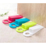 Par De Topes Para Puertas A Piso Con Gancho Color Verde
