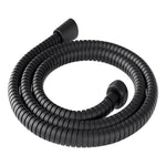 Manguera Flexible Negro Mate Repuesto Ducha Extensible 2mtrs Negro Mate Mate