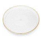 Bandeja Acrilica Transparente Para Servir Decorativa Redonda