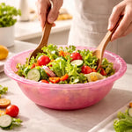 X2 Recipiente Ensalada Bowl Redondo Plastico Multiuso 3.5lts