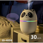 Difusor Aroma Luz Led 300 Ml Humificador Aceites En Aire Color Blanco
