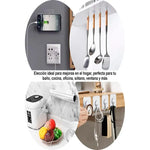 Ganchos De Pared Autoadhesivo Multiuso Colgador 6 Piezas Transparente