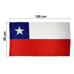 Bandera Chilena 90x150 Cm Para Fechas Patrias Desfiles Fonda