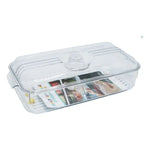 Organizador Bandeja De Acrilico Para Refrigerador Multiusos Transparente Acrilica