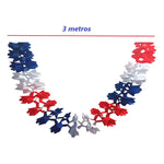 Guirnaldas Decorativas Para Festejar Fechas Patrias 3 Mts