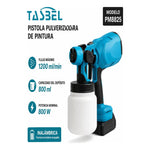 Pulverizador De Pintura Pistola Pintar Inalámbrica 800w Azul