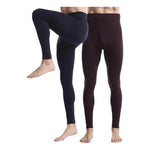 X6 Calza Invierno Hombre Primera Térmico Polar Chiporro   Negroazul-gris Lisa Unica