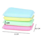 X4 Esponjas Lavaloza De Cocina Para Limpieza Ollas, Sartenes