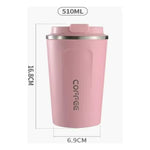 Vaso Taza De Café Térmico Acero Inoxidable Tapa Digital