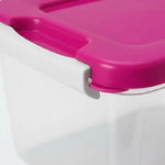 Caja De Plastico Organizadora 14 Litrs Con Broche Vitalplast