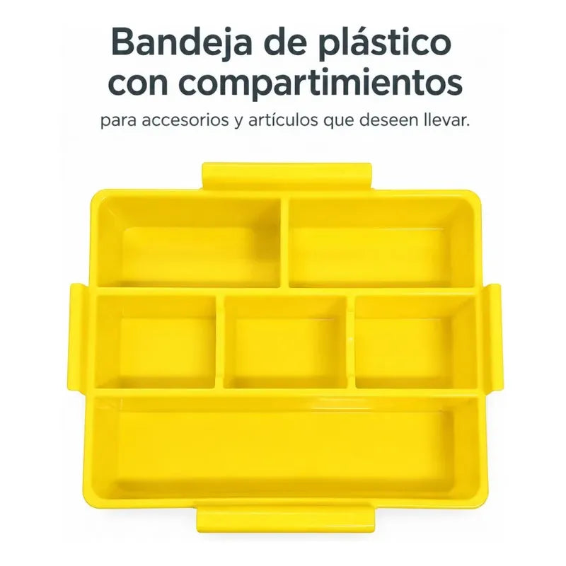 Caja Para Herramientas De Plastico Con Bandeja Organizadora