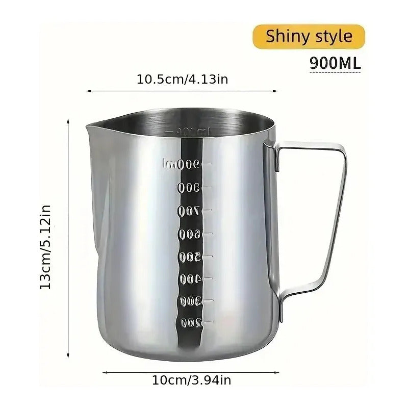 Jarra Para Espumar Leche De Acero Inoxidable S-regalito 900