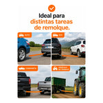 Eslingas De Amarre 3,5mt X5cm De Carga Set X1 Camion Naranja