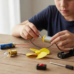 Kit Experimento Cientifico Luz Ventilador Circuito Elctrico