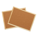 Pizarra De Corcho 30x40 Marco De Madera Marrón Claro