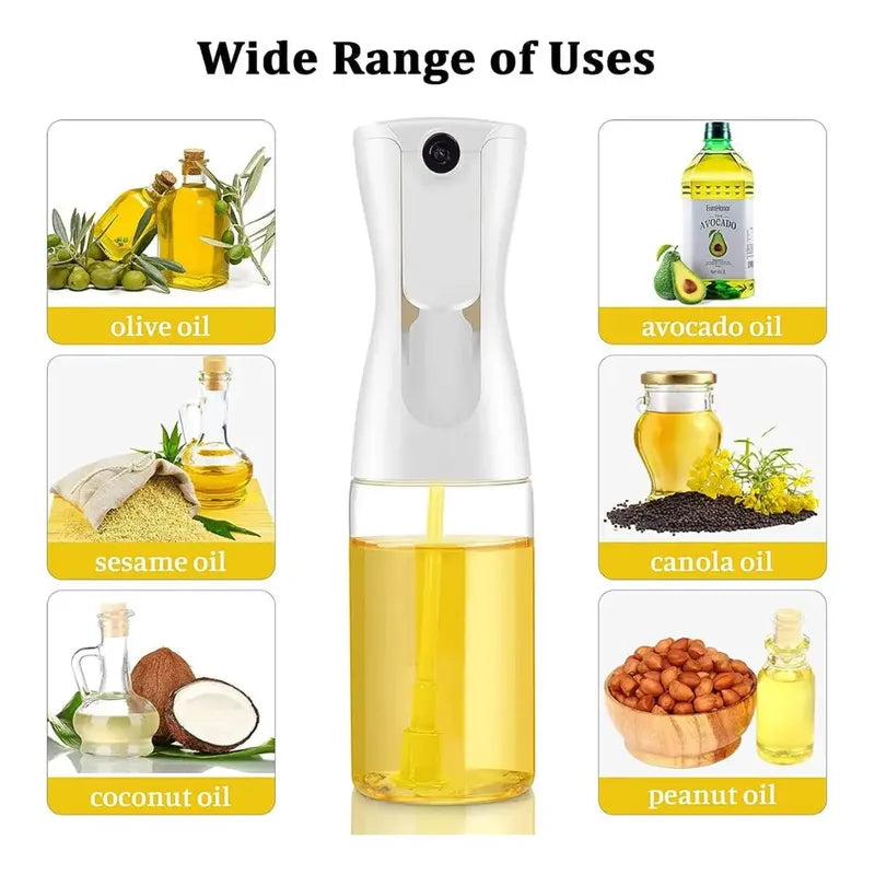 Pulverizador De Aceite En Vidrio Para Cocina Y Freidora De Aire