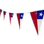 6 Banderines Decorativos Plástico 3.6m Fiestas Patrias