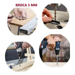 X2 Pack De 2 Brocas De Metal  5mm Acero Inoxidable