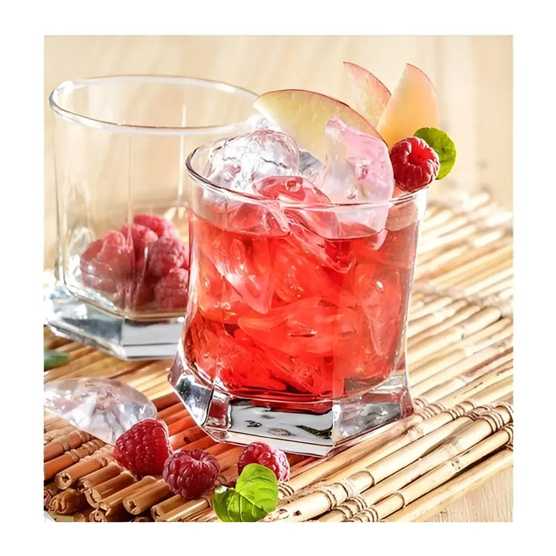 Set 6 Vasos De Vidrio Cristar Vivaldi 247ml Apto Lavavajillas Transparente