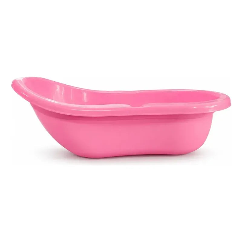 Bañera Bebe Niños Plástico Tina Bebe Ergonómica 78cm Liviana Rosa Lisa
