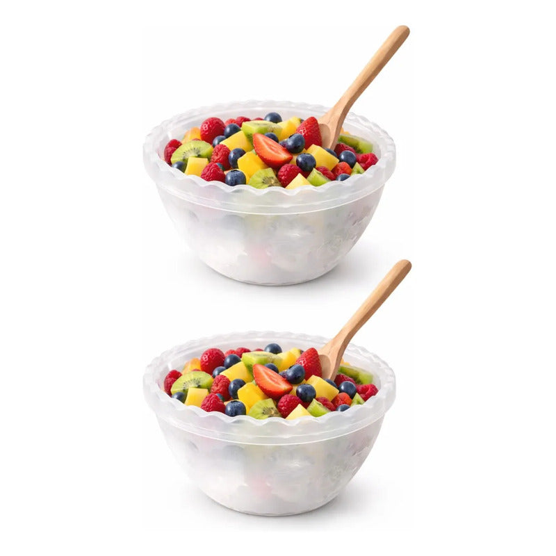 Bowl Plastico Ensaladera Multiuso Para Cocina Resistente
