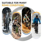 Pack Neumáticos Y Cámaras Para Bicicleta De Aro 26 X 2.125 Negro