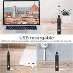Mini Batidor Espumador Eléctrico Recargable Portátil Usb Negro