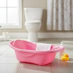 Bañera Tina Anatómica Bebes Celeste/rosada Color Rosa Liso