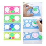 X2 Regla Espirografica Para Realizar Diferentes Diseños