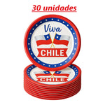 Platos Desechables Decoracion Fiestas Patrias Chilena