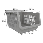 X20 Organizador Gaveta Multiuso Apilable Ventilado Kendy