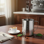 Lechero Barista Jarra Leche Acero Espumador De 900ml