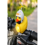 Luz Para Bicicleta Recargable Bocina Pato Amarillo Linterna Surtido