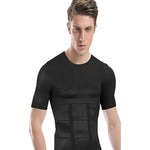 Polera Compresión Hombre Faja Camiseta Reductora Hombre