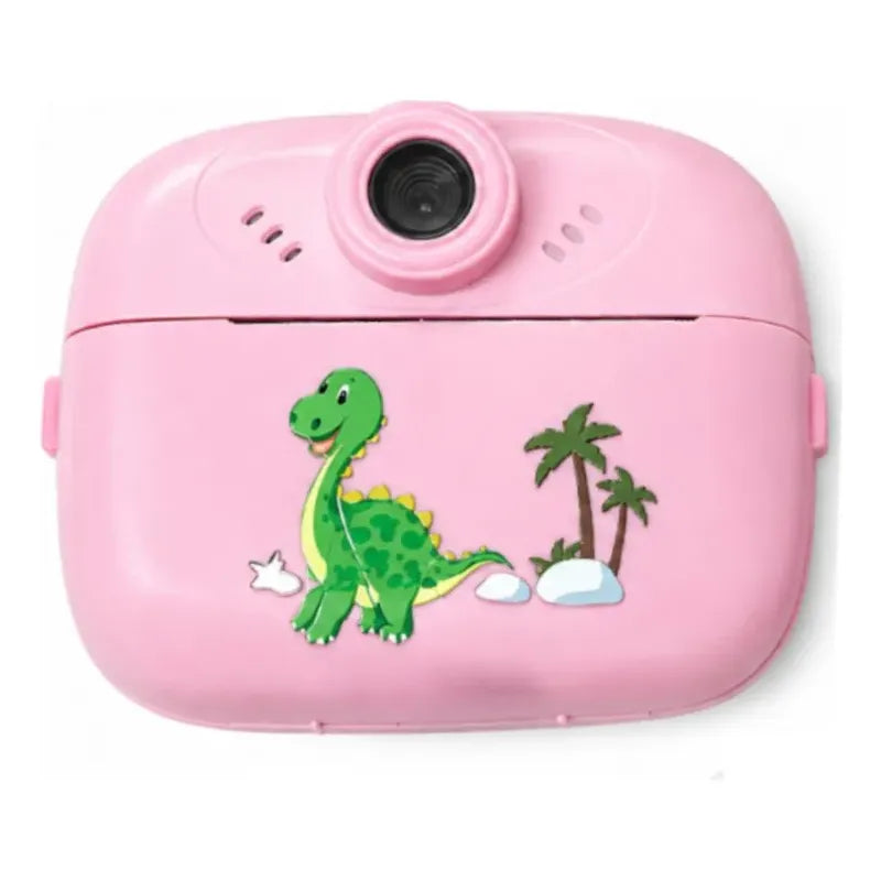 Camara Infantil Digital Fotofrafica Imprension Instantanea Rosa