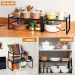 Repisa Organizadora De Hierro Rack Organizador Cocina O Baño