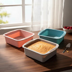 Molde  Tortera  Alta De  Silicona Apta Horno  24cm  Cuadrada