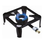 Cocinilla A Gas Camping 1 Plato Color Negro Acero Portatil