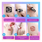 Kit Tattoos Con Brillantinas, Maquillaje Corporal Flash
