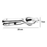 Exprimidor Manual Para Zumo De Limón De Acero Inoxidable Plateado