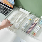 X2 Organizador Cubiertos Utensilios Servicios Cocina Cajones Transparente
