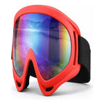 Antiparra De Nieve Lentes Para Ski Y Snowboard Gafas Esquiar Rojo Tornasol