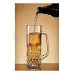 Set De 2 Vasos De Vidrio Cervecero Vaso Shopero De 500 Ml Transparente