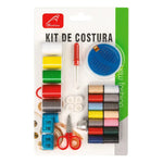 Kit De Agujas Hilos Cinta Accesorios Para Costura 28 Piezas