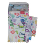 Set De 5 Paños De Microfibra 30x30 Seca Vajillas Limpieza Varios Lisa