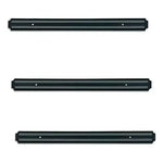 Pack X3 Soporte Magnético Para Cuchillos Con Doble Imán 33cm Negro