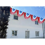 Guirnaldas Abanico Decorativos Chile Fechas Patrias 3.2mt