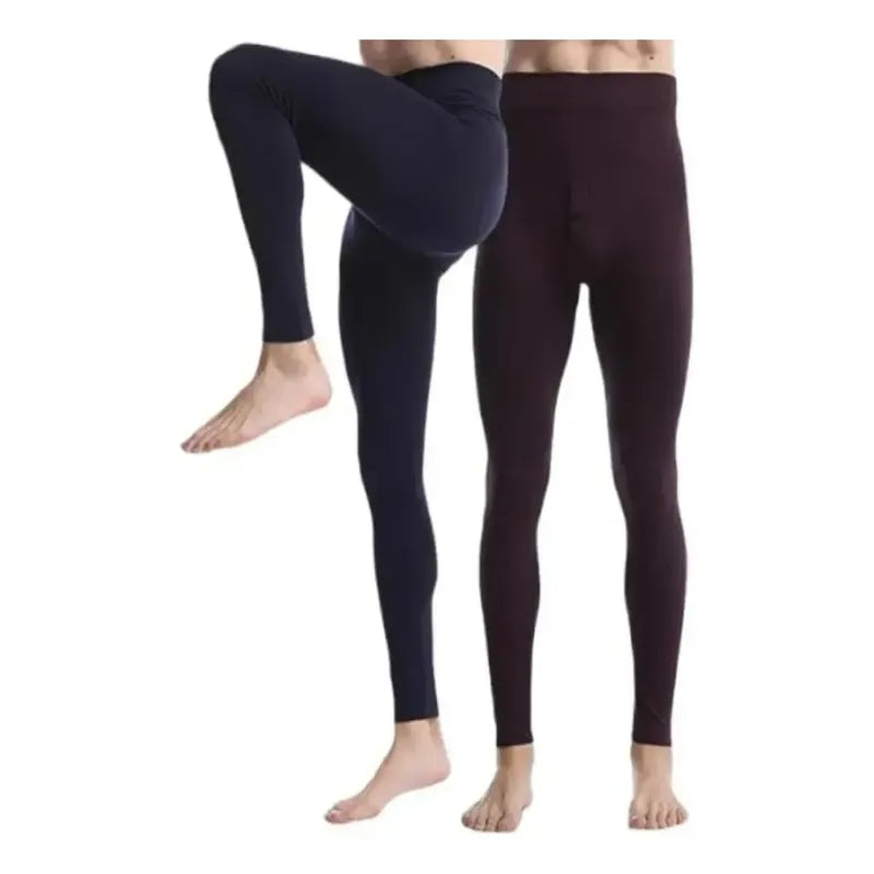 Calza Invierno Hombre Primera Capa Térmico Polar Chiporro   Negro/azul/gris Lisa Unica