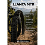X2 Neumaticos +  Camaras De Bicicleta Aro 29 X 2.30 Mtb Negro